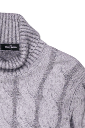 Gran Sasso Dolcevita Cashmere Alpaca Grey