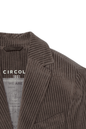 Circolo Jacket Wide Corduroy Dark Taupe