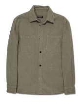Dondup Fine Corduroy Overshirt Green