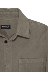 Dondup Fine Corduroy Overshirt Green