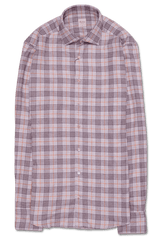 Stenströms Shirt Flannel Grey Check