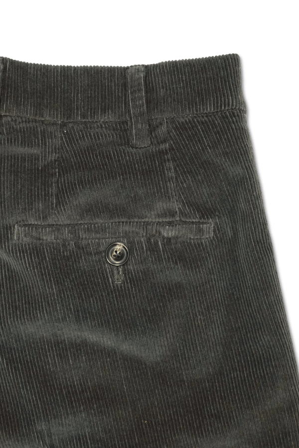 Lardini Garment Dyed Cord Trousers Brown