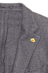 Lardini Jacket Cashmere Silk Navy