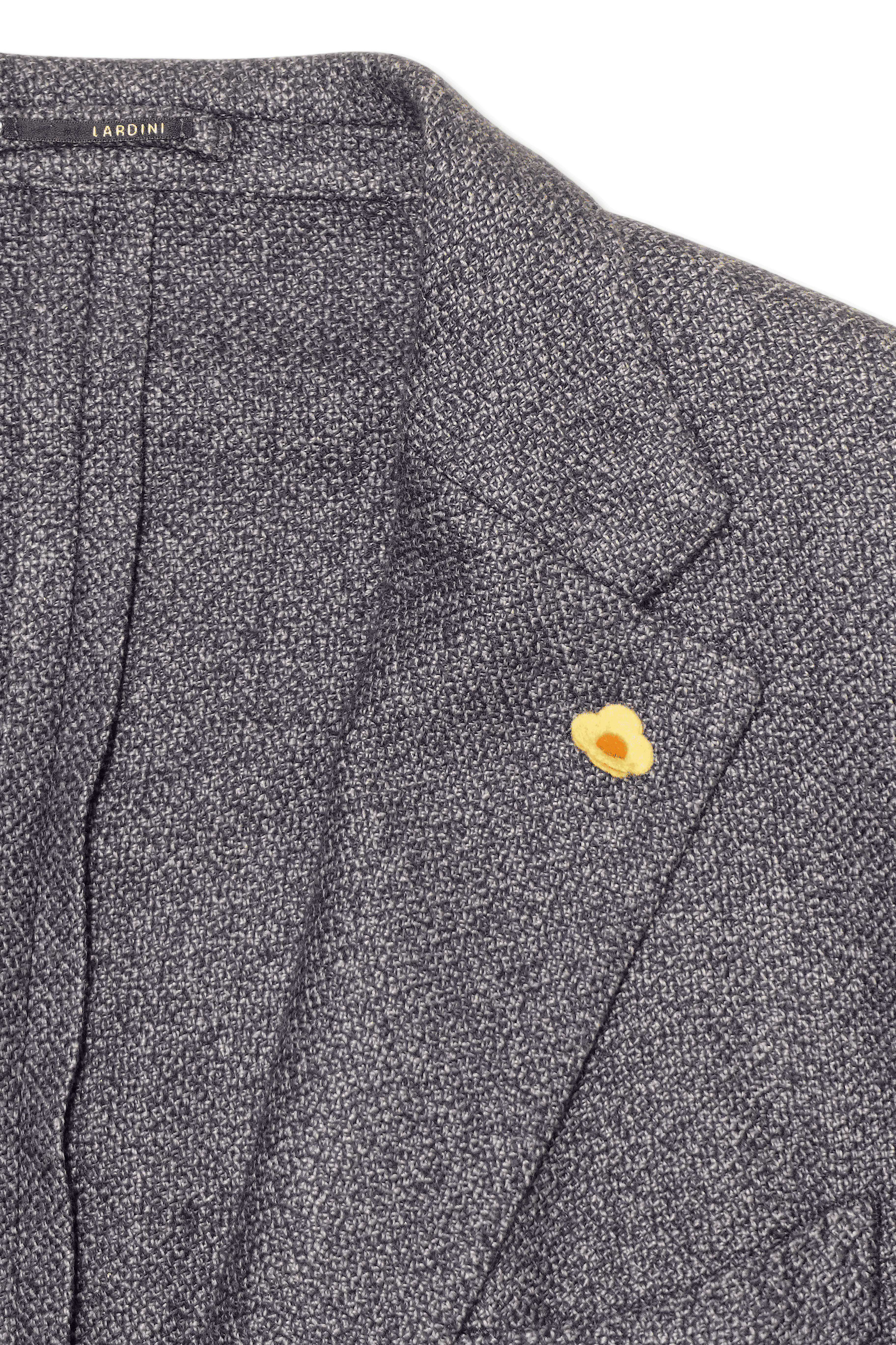 Lardini Jacket Cashmere Silk Navy