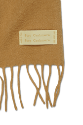 Pure Cashmere Scarf Camel