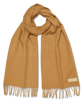Pure Cashmere Scarf Camel