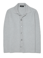 Gran Sasso Pure Cashmere Cardigan Light Grey