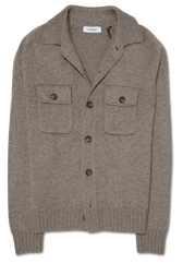 Gran Sasso Virgin Wool Cardigan Taupe
