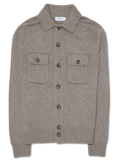 Gran Sasso Virgin Wool Cardigan Taupe