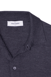 Gran Sasso Merino Polo Shirt Grey