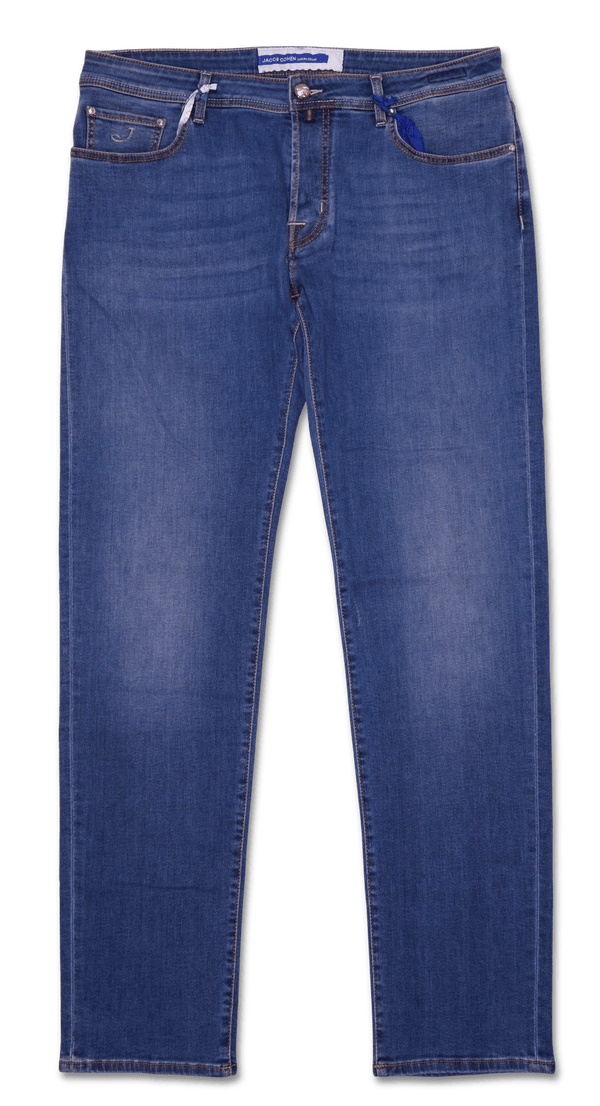 Jacob Cohen Bard Medium Blue Stretch Denim