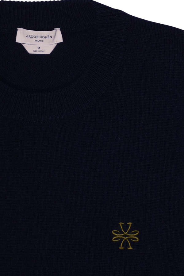 Jacob Cohen Wool Cashmere Pullover Navy