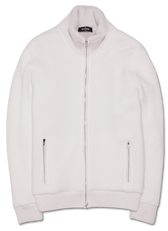Gran Sasso Fur Lined Cashmere Blouson White