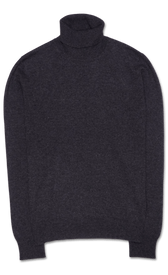Gran Sasso Turtleneck Wool Cashmere Grey