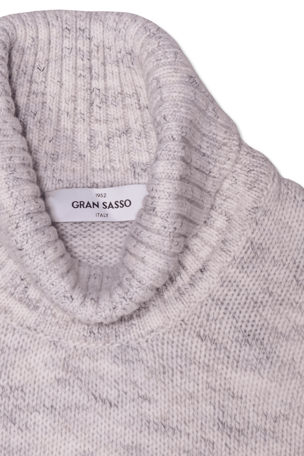 Gran Sasso Turtleneck Melange Cream