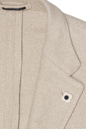 Lardini Cashmere Silk Unconstructed Jacket Cream