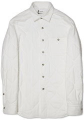Lardini Unlined Shirt Jacket White