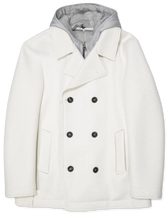Fradi Pea Coat Technical Off White