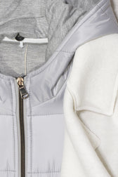 Fradi Pea Coat Technical Off White