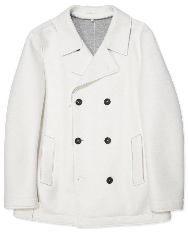 Fradi Pea Coat Technical Off White