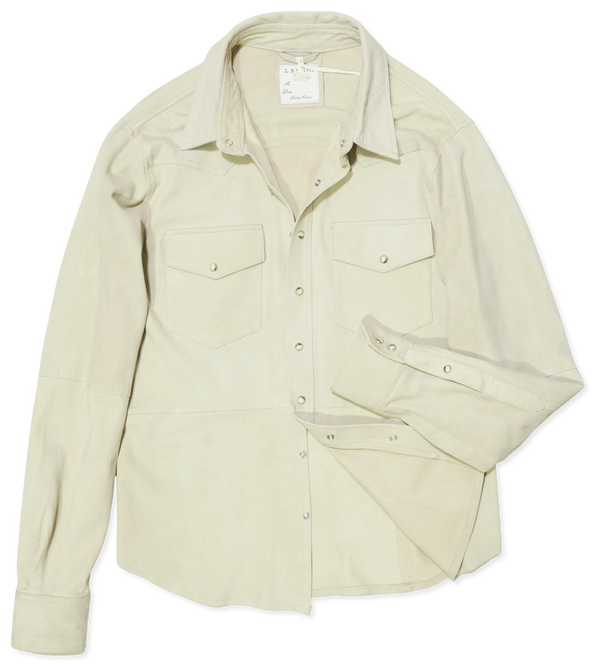 LBM Suede Shirt Light Sand