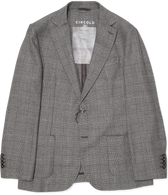 Circolo Wool Jacket Check Brown