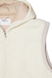 Gran Sasso Corduroy Vest Off White