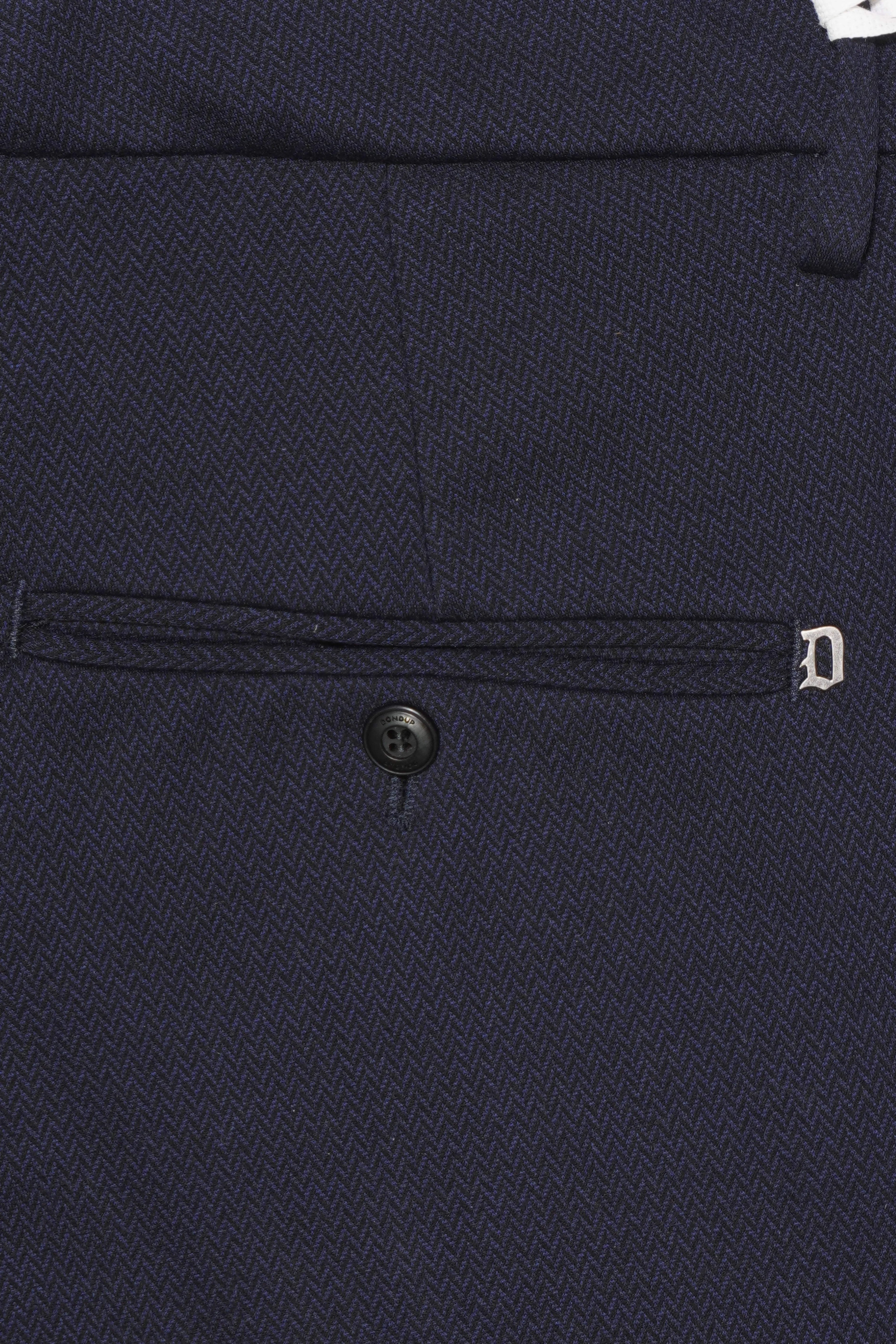 Dondup Gaubert Stretch Herringbone Navy