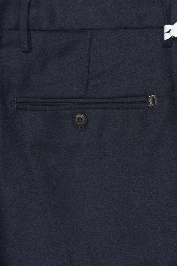 Dondup Ral Flannel Stretch Navy