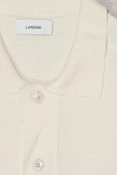 Lardini Knit Shirt Boucle Ecru