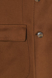 Studio 73 Double Breasted Coat Dark Camel