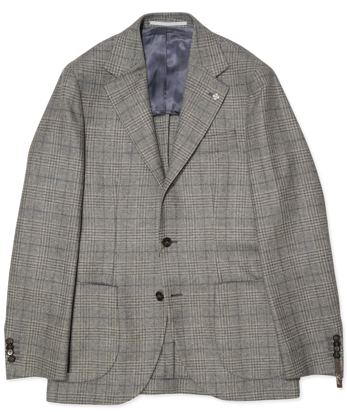Studio 73 Studio 73 Wool Jacket Check Warm Grey | Ranwald