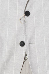 Fradi Technical Jacket Striped Light Grey