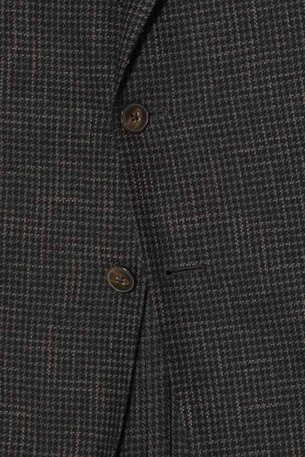 LBM Houndstooth Jacket Dark Brown