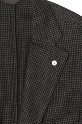 LBM Houndstooth Jacket Dark Brown