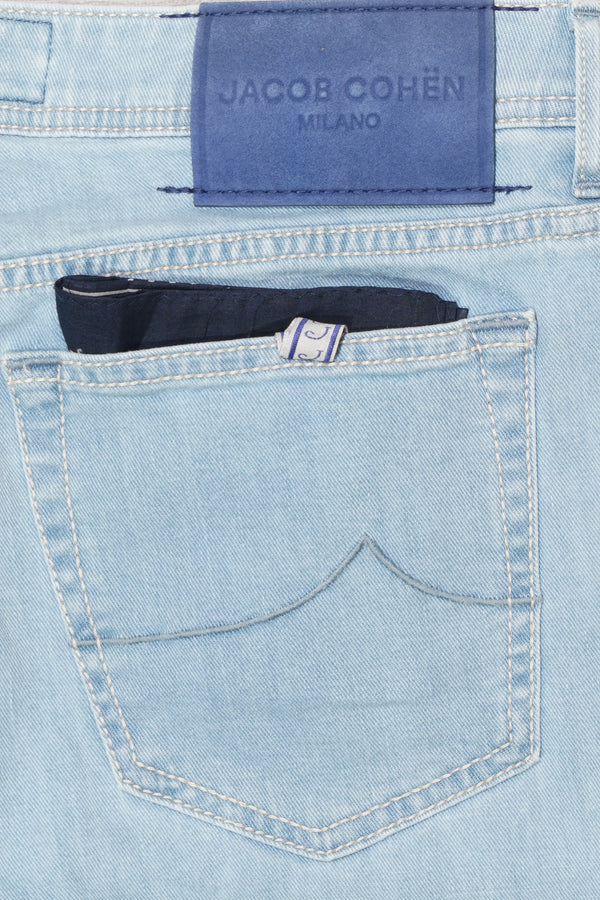 Jacob Cohen Bard Light Blue Stretch Denim