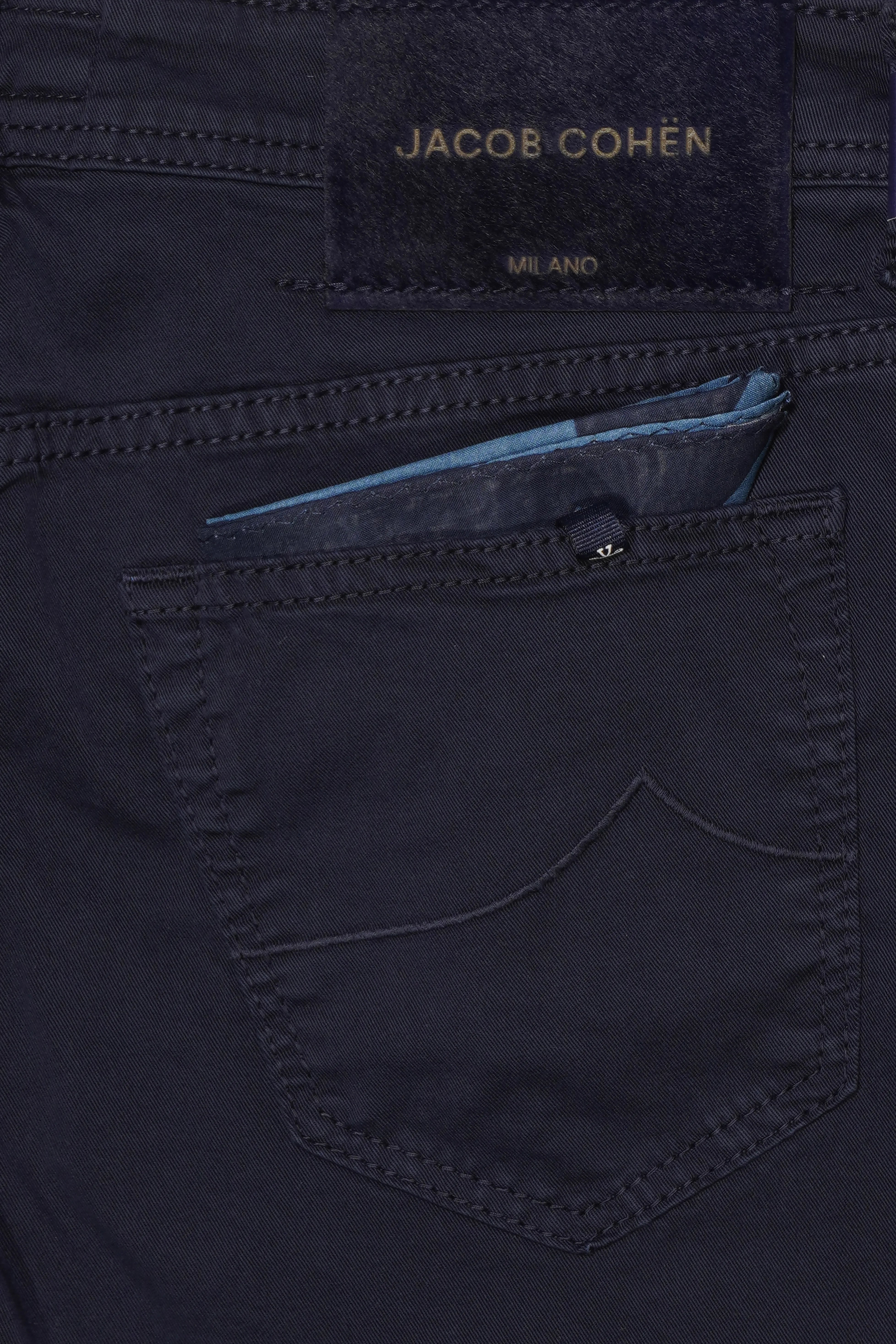Jacob Cohen Bard Stretch Gabardine Navy