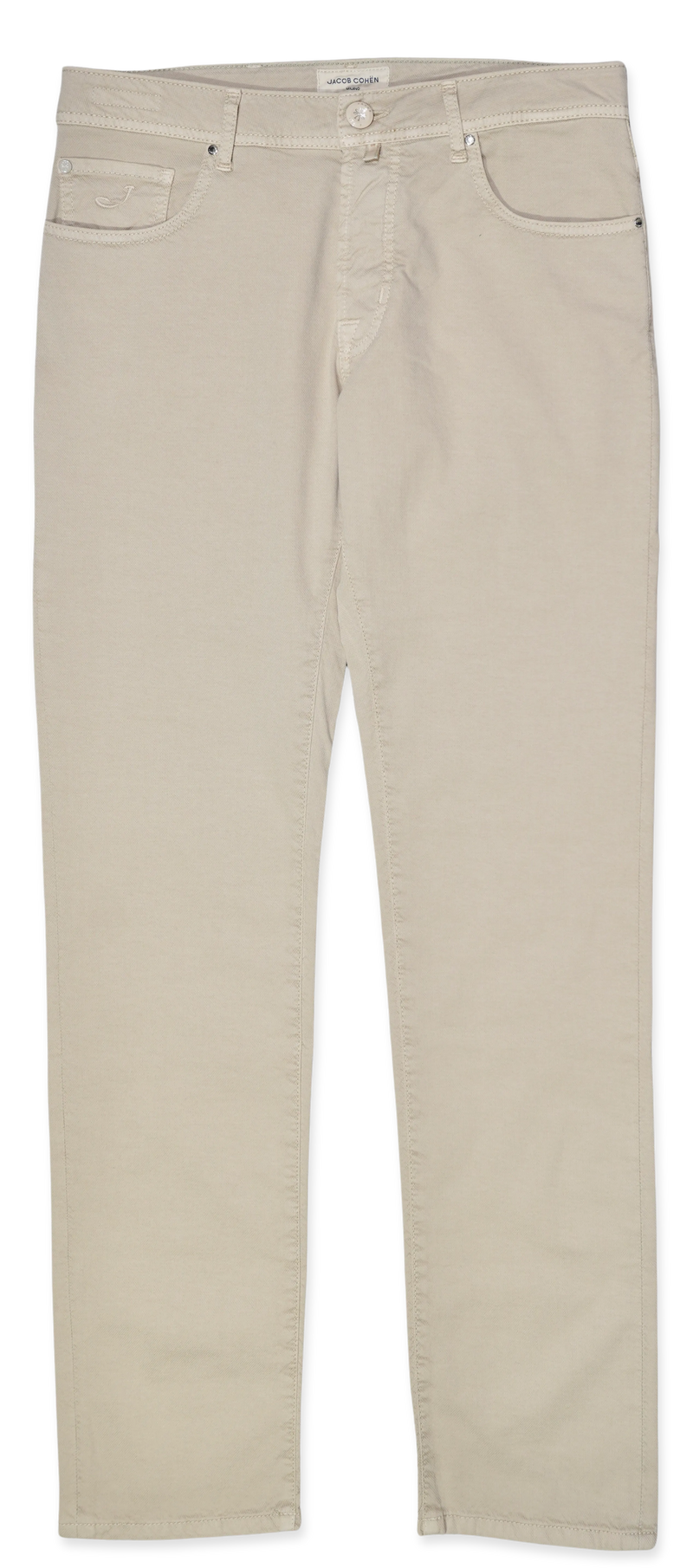 Jacob Cohen Bard Cotton Stretch Trousers Light Beige