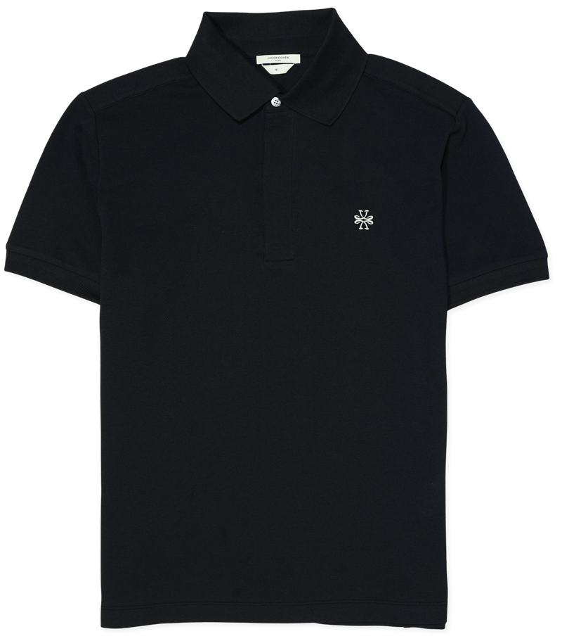 Jacob Cohen Navy Cotton Polo Shirt