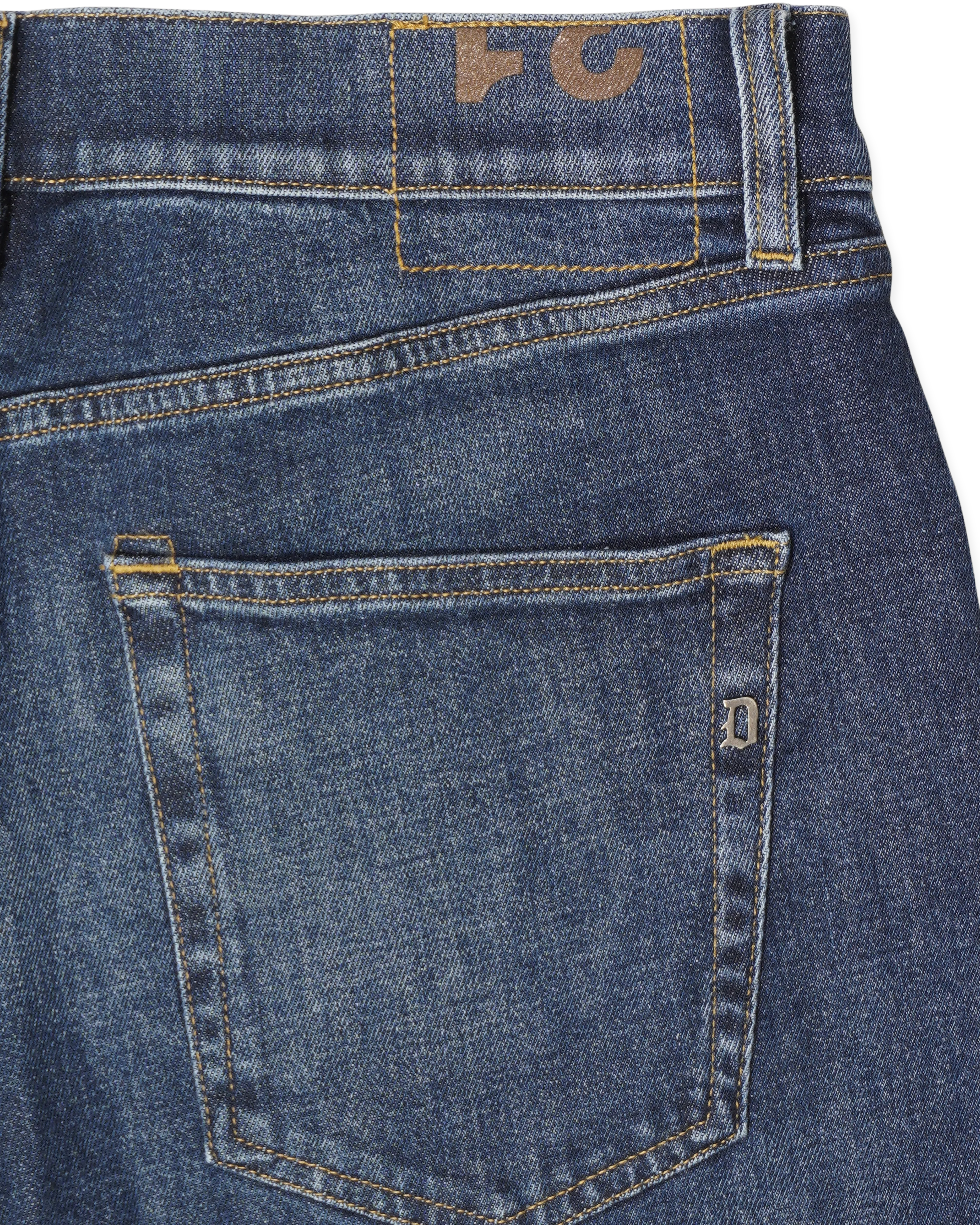 Dondup Icon Dark Blue Stretch Denim
