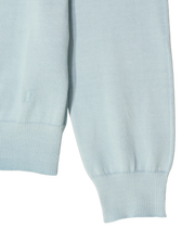 Dondup Garment Dyed Cotton Pullover Light Blue