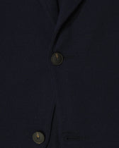 Gran Sasso Knitted Jacket Virgin Wool Navy