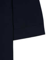 Gran Sasso Knitted T-Shirt Washed Cotton Navy