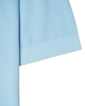Gran Sasso Knitted T-Shirt Washed Cotton Light Blue