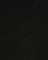 Gran Sasso Knitted T-Shirt Cashmere Silk Black