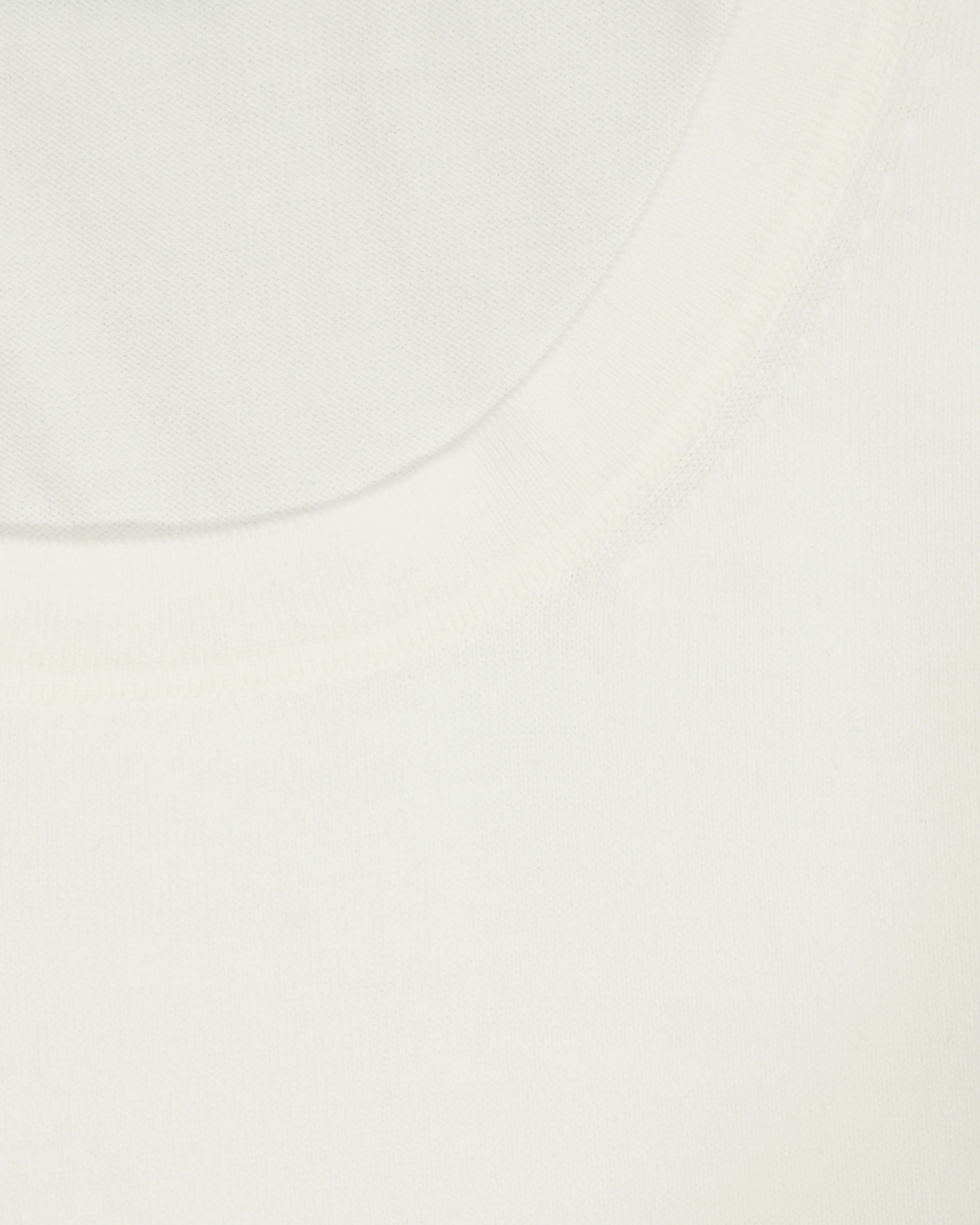 Gran Sasso Knitted T-Shirt Washed Cotton White