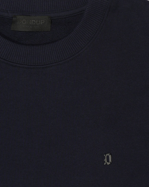 Dondup Pure Cotton Loopback Sweatshirt Navy