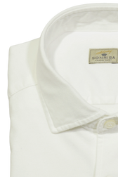 Sonrisa Shirt Washed Cotton Jersey White