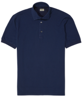 Sonrisa Polo Shirt Washed Cotton Navy