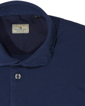 Sonrisa Polo Shirt Washed Cotton Navy